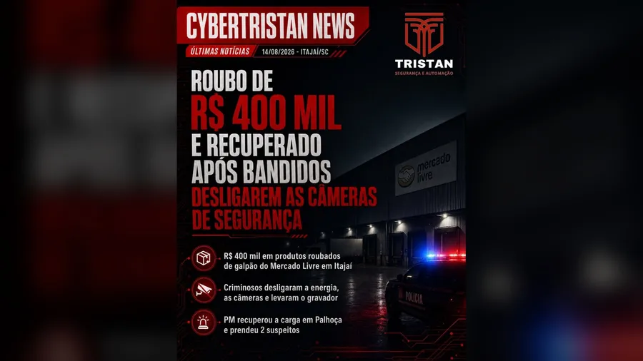 Roubo de R$ 400 mil no Mercado Livre em Itajaí: a vulnerabilidade que ninguém percebe