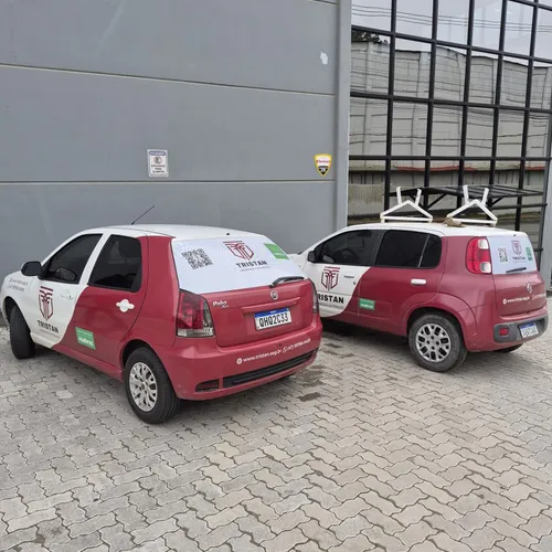 Frota de veículos da Tristan Segurança e Automação
