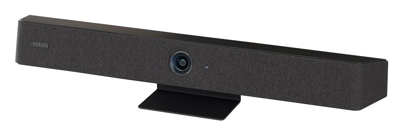 Yamaha CS-800 apoiada no suporte de mesa, vista de três quartos
